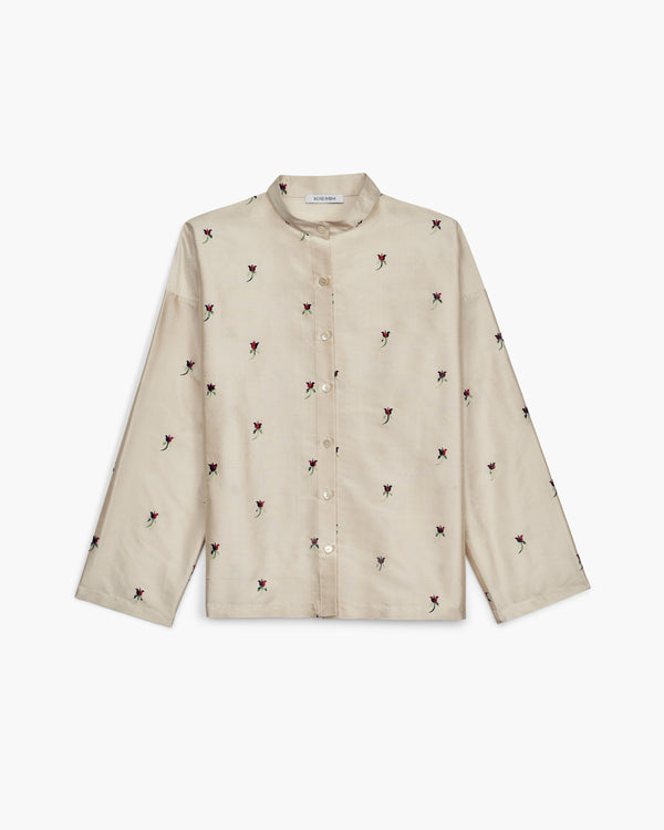 Embroidered Ivory