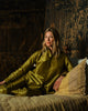 pea green taffeta