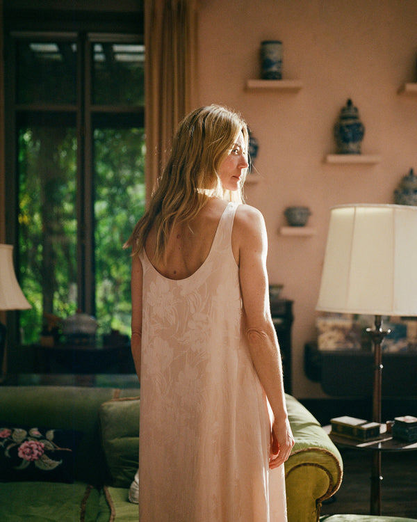 Blush Floral Jacquard