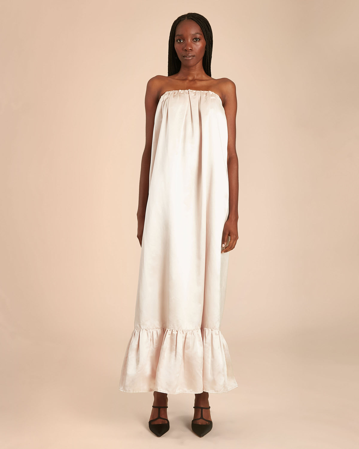 satin bubble dress Duchess Satin Bubble Dress– Rose Room