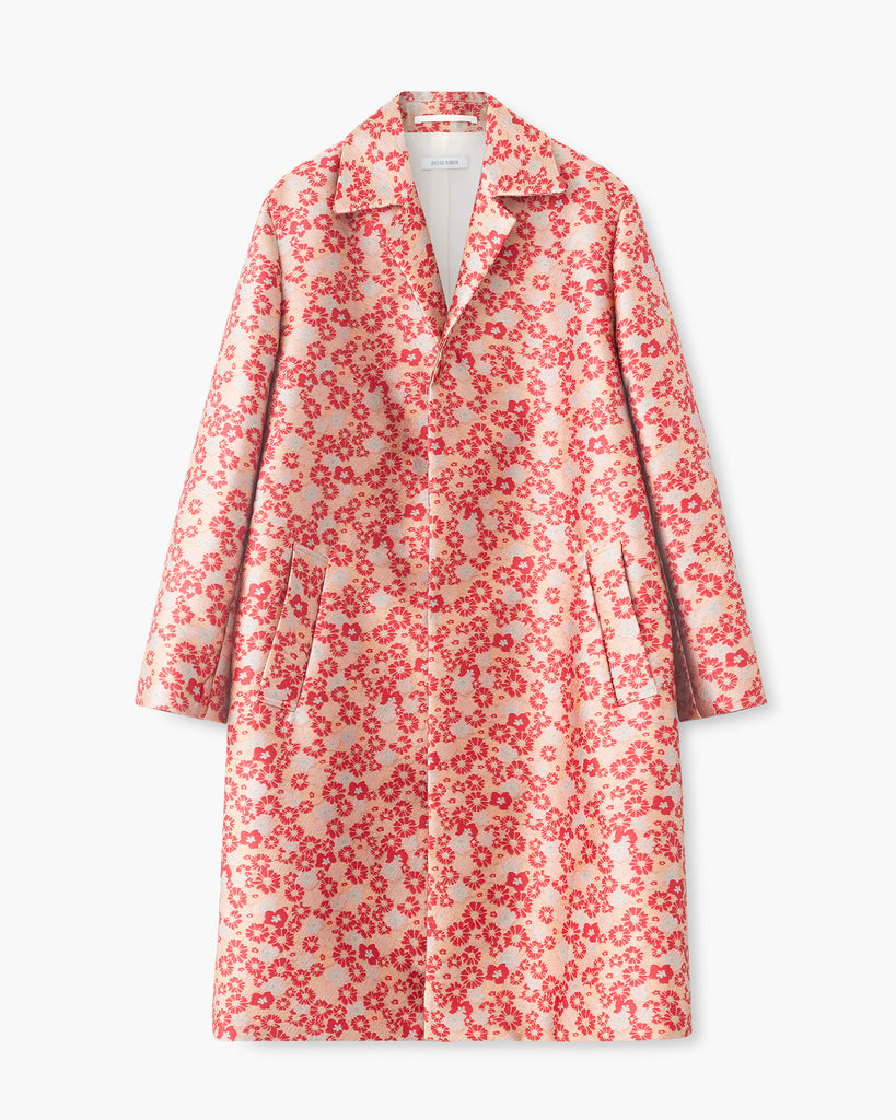 Pink Floral Jacquard