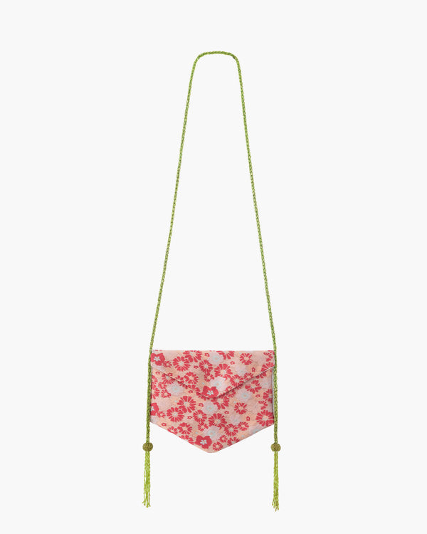 pink floral jacquard