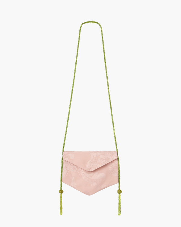 blush pink silk cotton jacquard