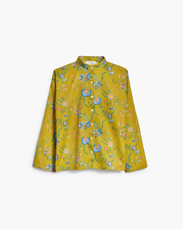 Chartreuse Watteau Print