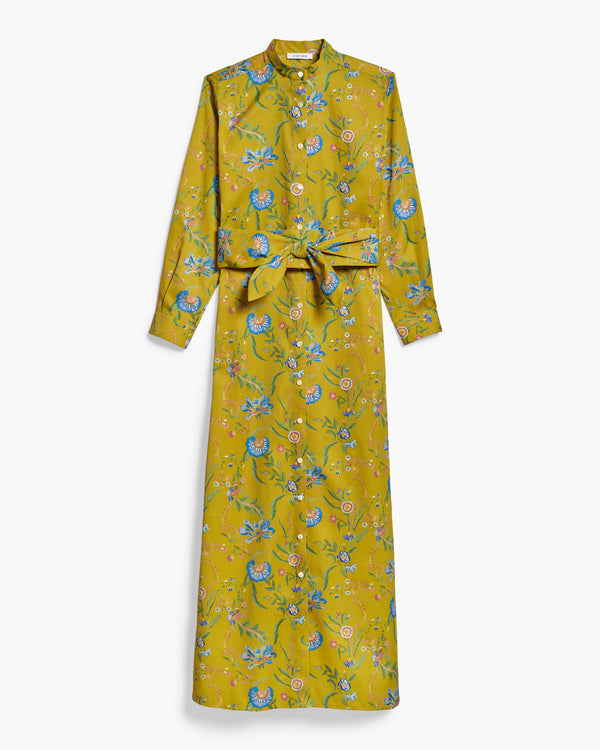 Chartreuse Watteau Print