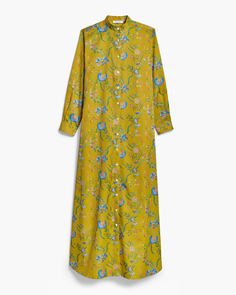 Chartreuse Watteau Print