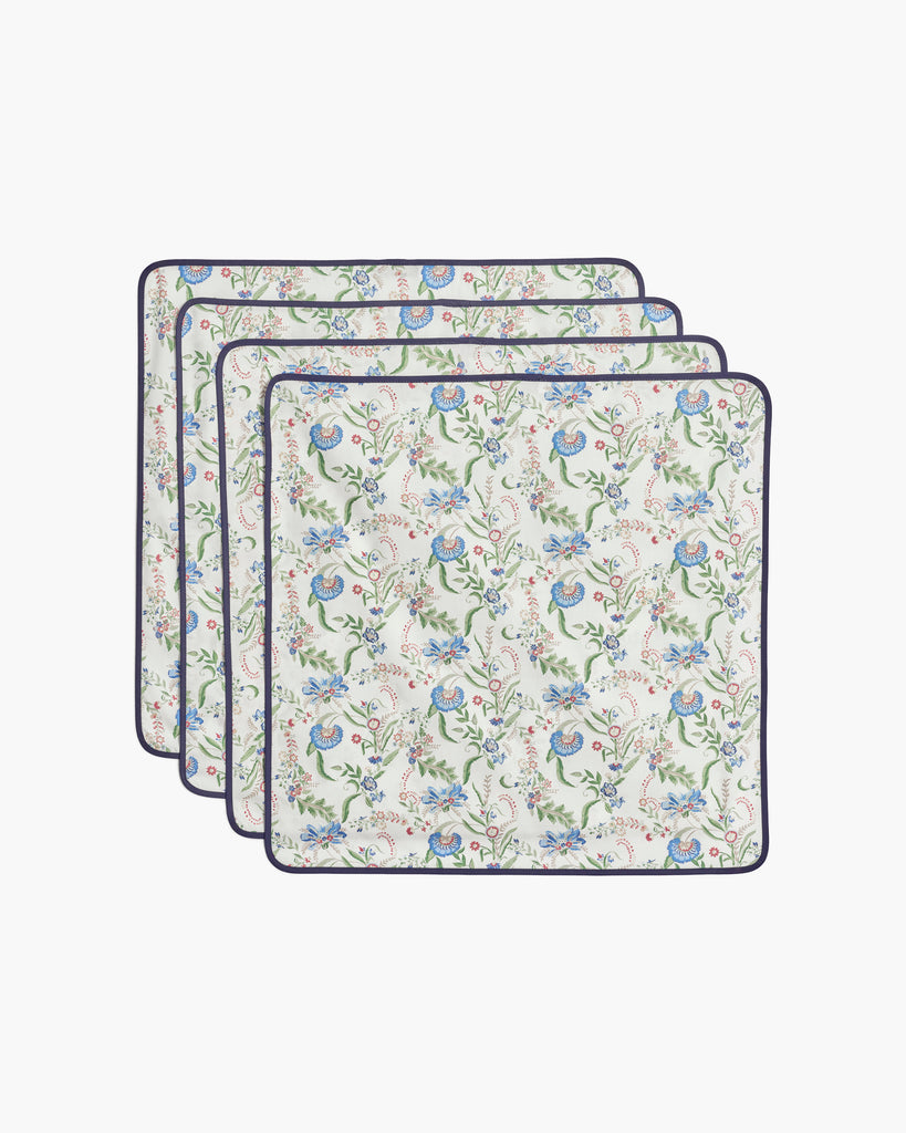 Cornflower Blue Watteau Print