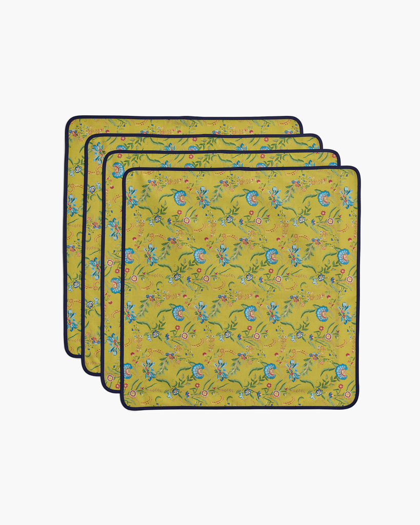 Chartreuse Watteau Print