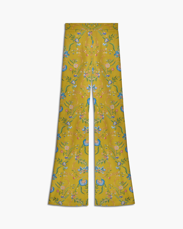 Chartreuse Watteau Print