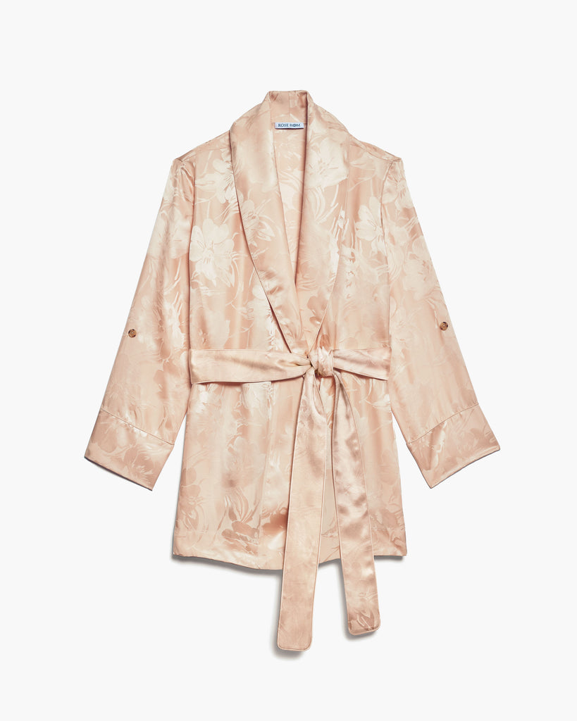 Blush Floral Jacquard