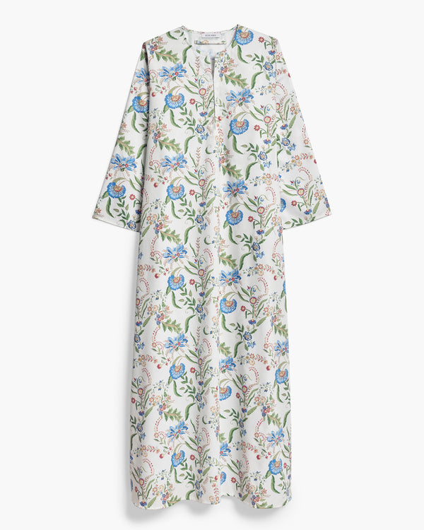 Cornflower Blue Watteau Print
