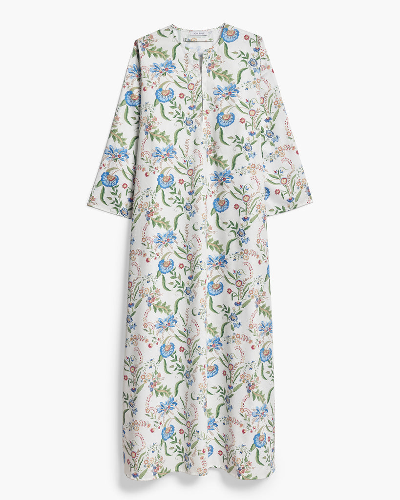 Cornflower Blue Watteau Print