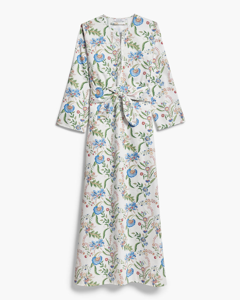 Cornflower Blue Watteau Print